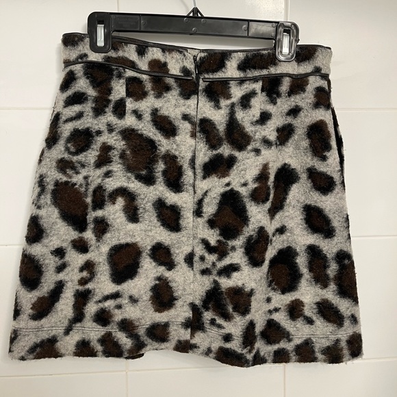 Sea Wool Animal Print Skirt - Picture 8 of 11